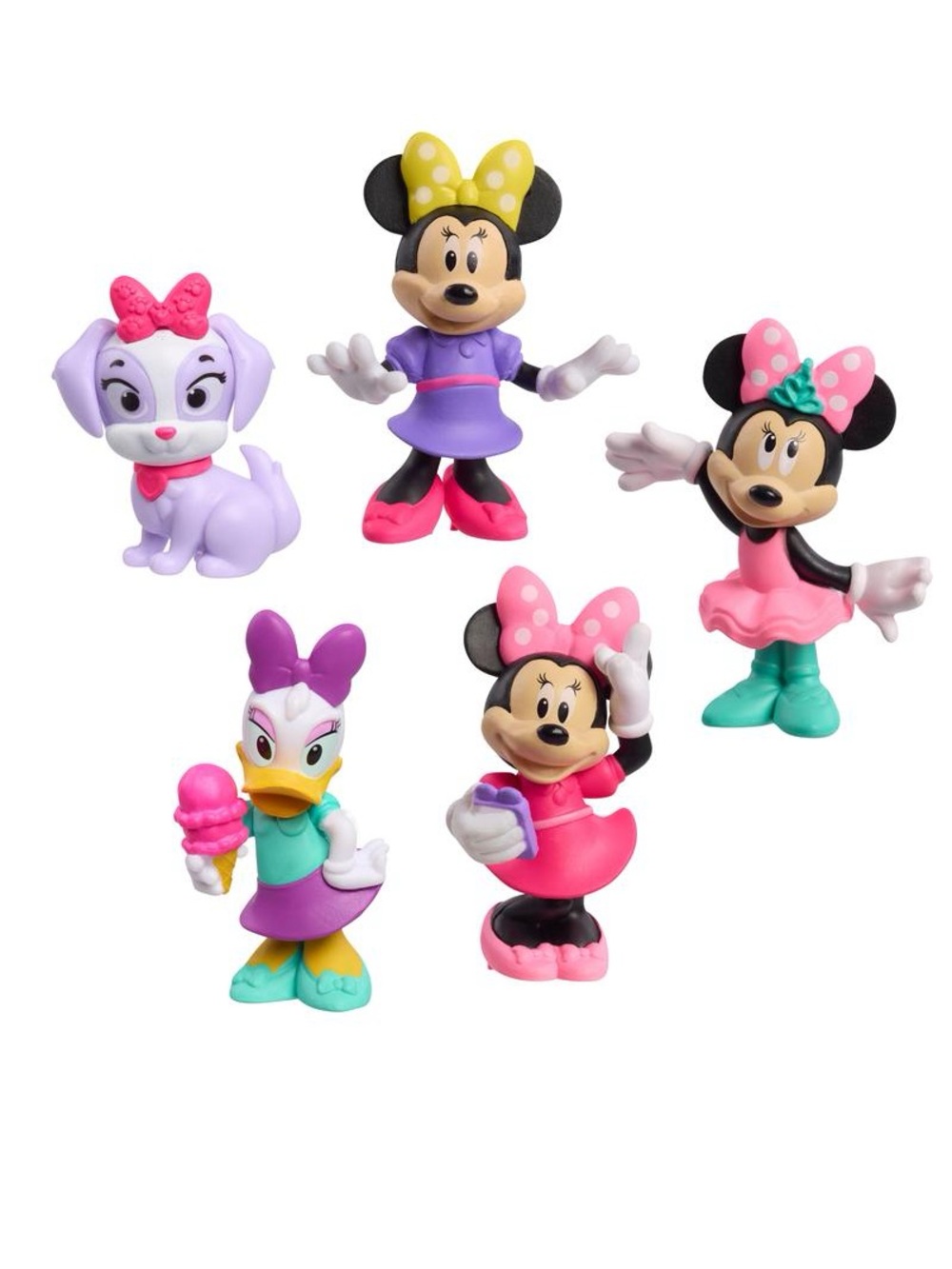 Disney Minnie Mouse & Friends Complete Set of Mini Figures with Cards
